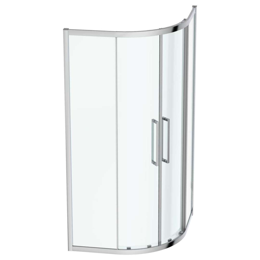 Ideal Standard i.Life Sprchový kút, 80x80 cm, silver bright/číre sklo T4933EO