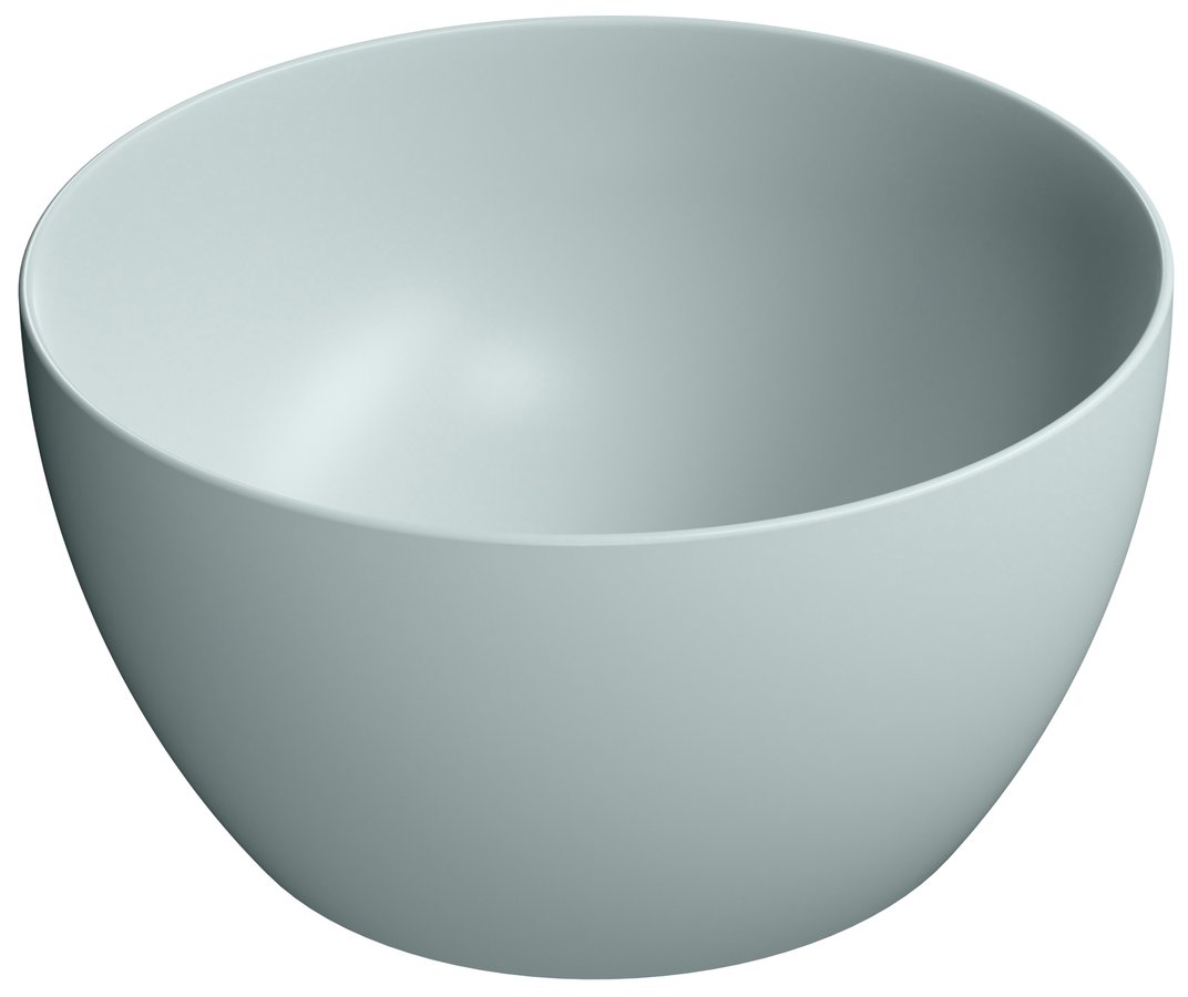 GSI PURA COLOR PURA keramické umývadlo na dosku vysoké, piemer 42cm, ghiaccio mat 885215
