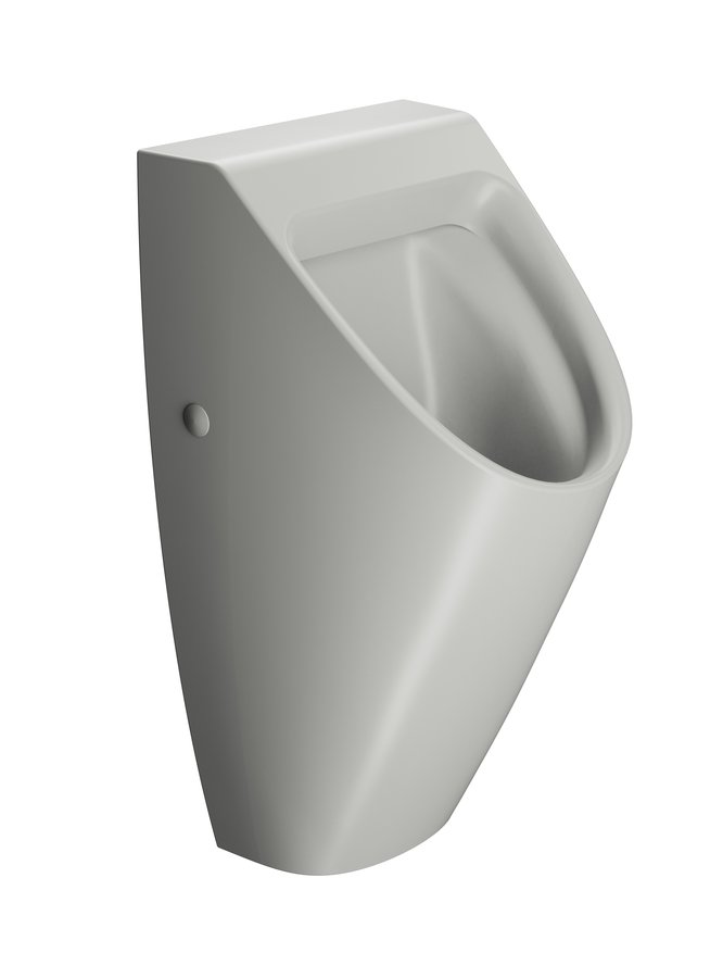 GSI COMMUNITY urinál so zakrytým prívodom vody 31x65cm, cenere mat 909717
