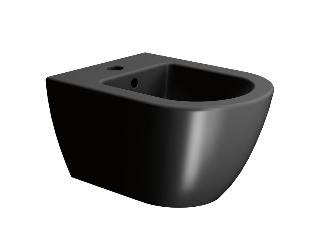 GSI PURA COLOR PURA bidet závesný 36x50cm, čierna mat 8864126