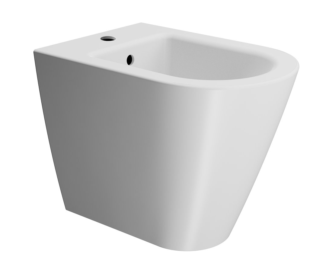 GSI KUBE X COLOR KUBE X bidet stojaci, 36x55cm, biela mat 9462109