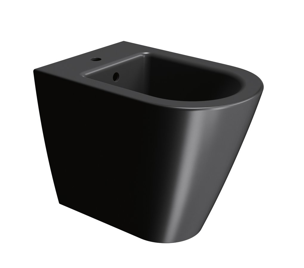 GSI KUBE X COLOR KUBE X bidet stojaci, 36x55cm, čierna mat 9462126