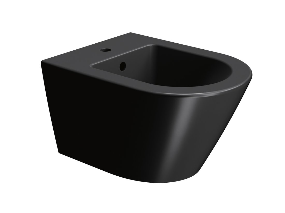 GSI KUBE X COLOR KUBE X bidet závesný 36x50cm, čierna mat 9464126