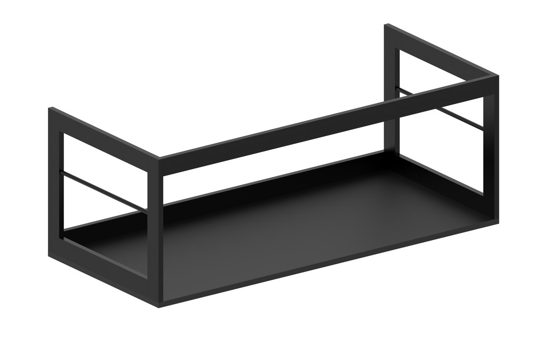 GSI NUBES/NORM konštrukcia pod umývadlo 100x50cm, čierna mat MSN10028