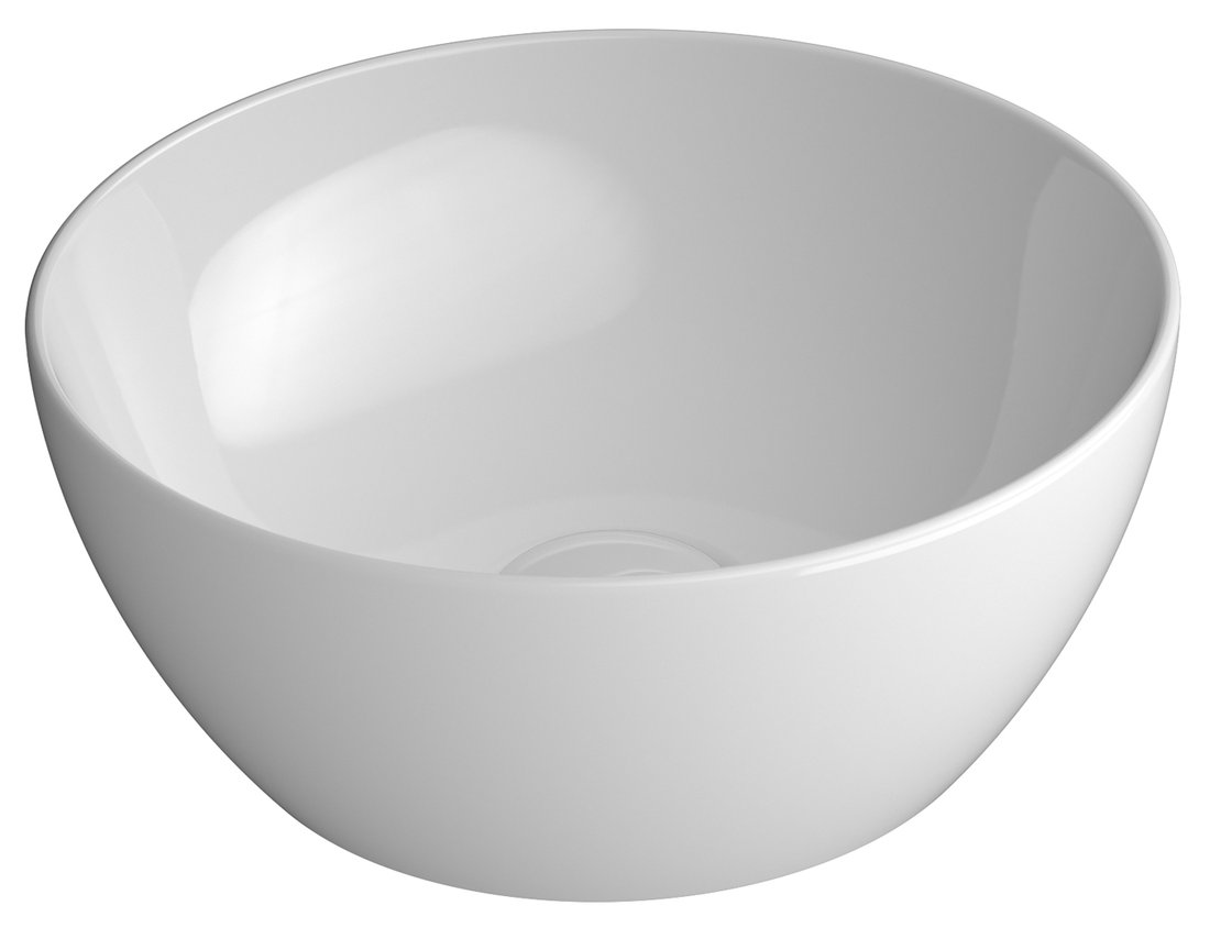 GSI PURA keramické umývadlo na dosku, priemer 32cm, biela ExtraGlaze 885411