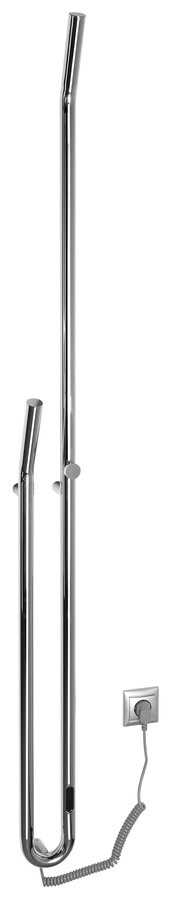 Sapho DUOPASSO elektrický sušiak uterákov s časovačom, 122x1700mm, 45 W, chróm ER730