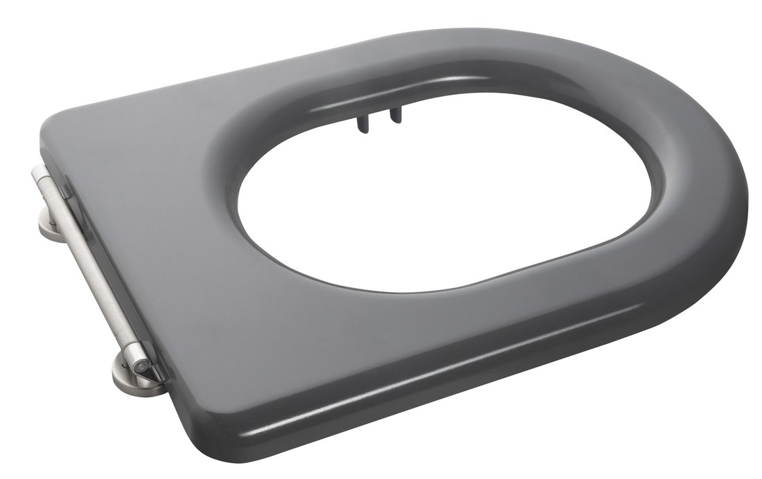 Sapho MEDIC WC sedátko, Soft Close, Easy Take, šedá MC102-113