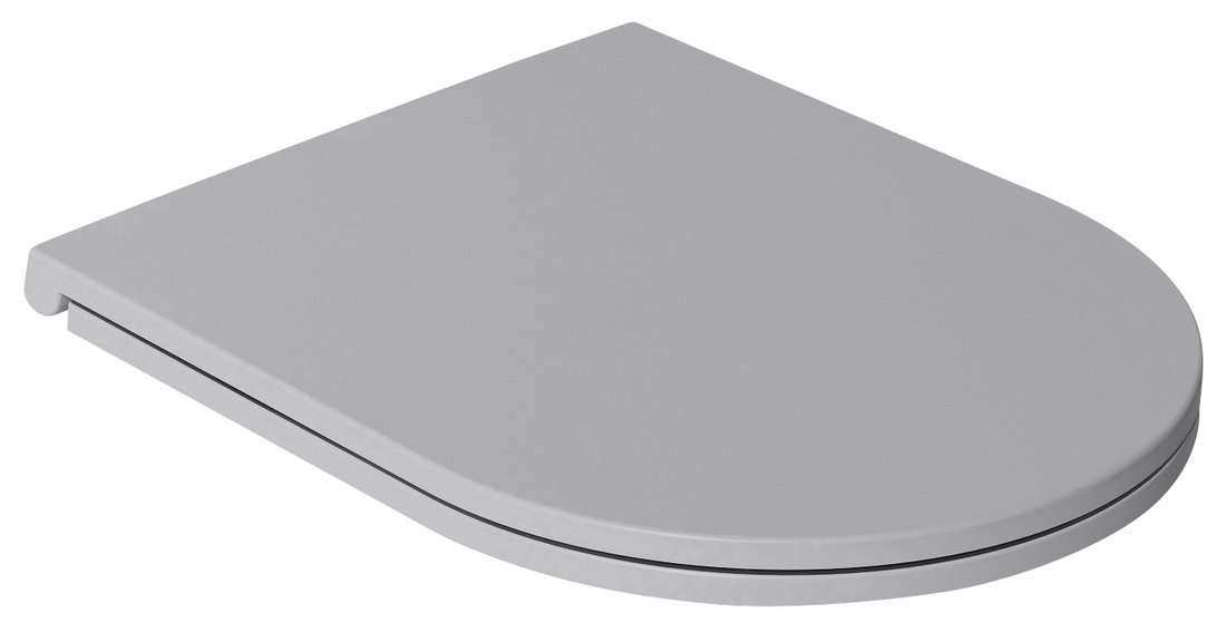 Isvea INFINITY WC sedátko SLIM, Soft Close, Easy Take, stone grey 40KF0547I-S