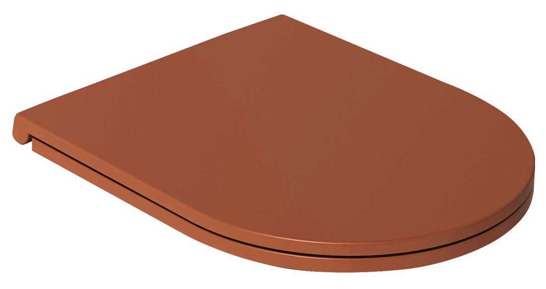Isvea INFINITY WC sedátko SLIM, Soft Close, Easy Take, terracotta 40KF0548I-S