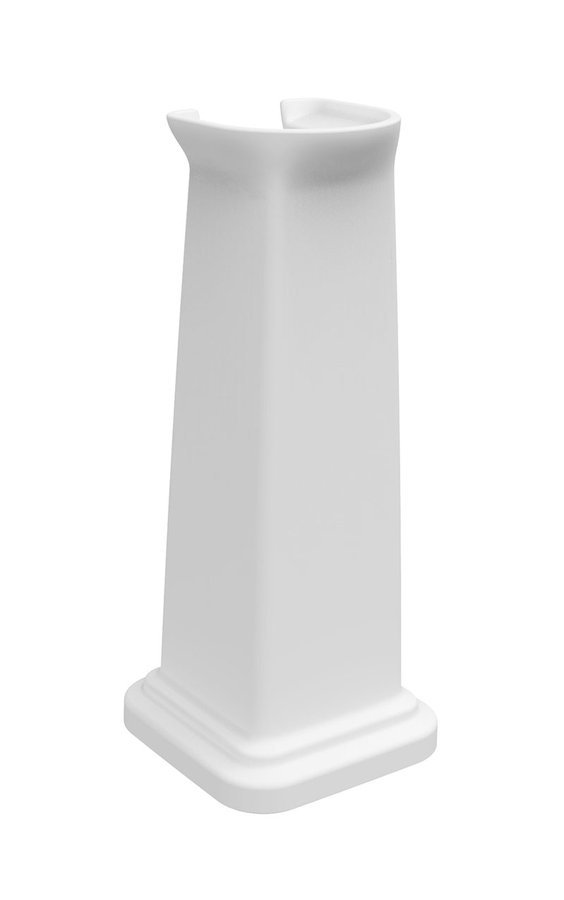 GSI CLASSIC univerzálny keramický stĺp k umývadlu 66x27cm, biela ExtraGlaze 877011