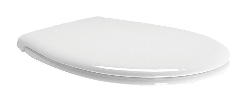 GSI CLASSIC WC sedátko, Soft Close, Quick Release, biela/bronz MSB87CN11