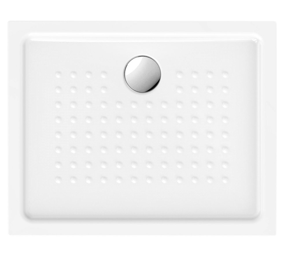 GSI EXTRA FLAT Keramická sprchová vanička, obdĺžnik 90x72x4,5cm, biela ExtraGlaze 438811