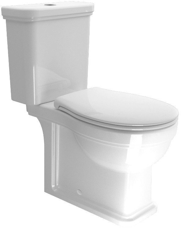 GSI CLASSIC WC kombi, spodný/zadný odpad, biela WCSET06-CLASSIC