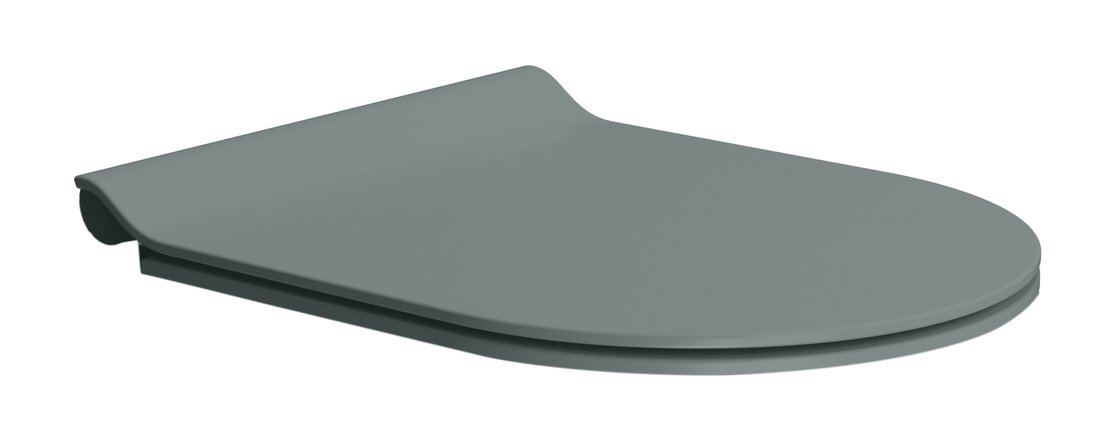 GSI PURA COLOR PURA WC sedátko, SLIM, Soft Close, Quick Release, agave mat/chróm MS86CSN04