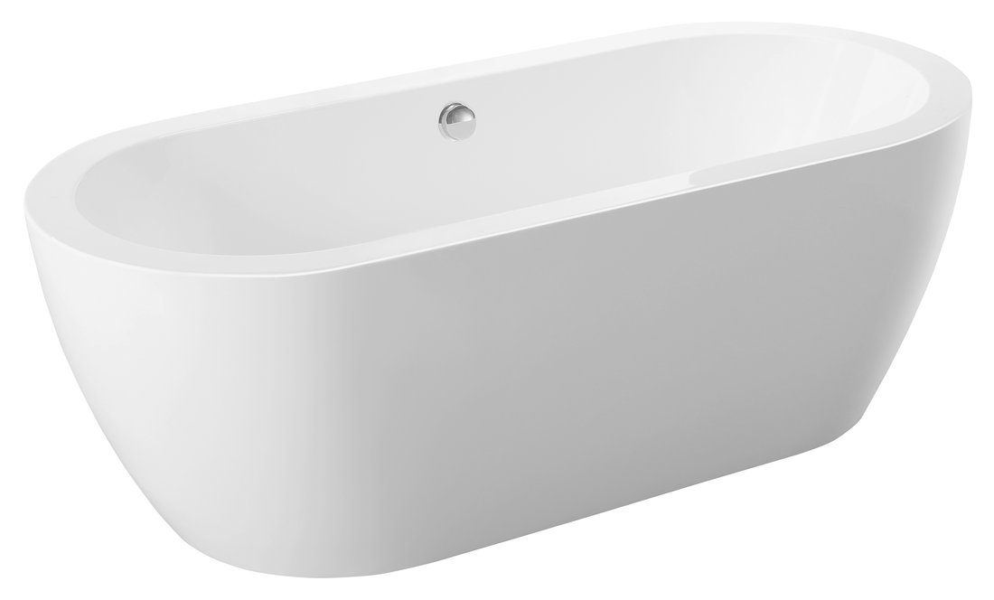 Polysan SAMIRA voľne stojaca vaňa 173x78x59cm, biela 68648