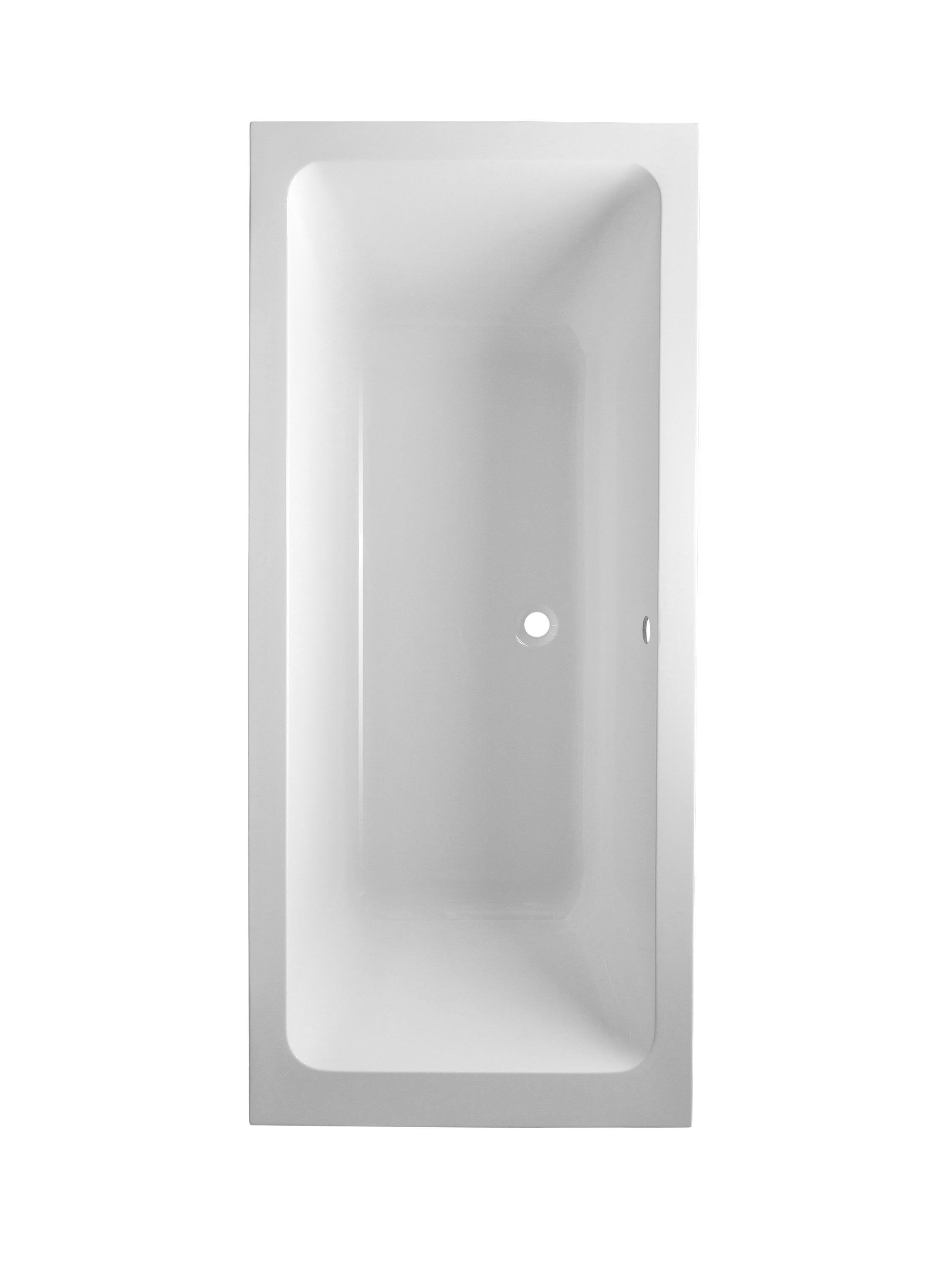 CA PLAST Vaňa rovná Lenka 180x80 cm sifón uprostred