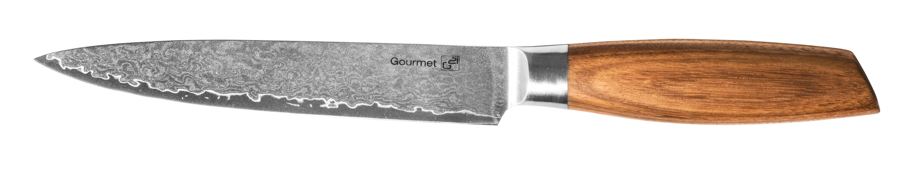 G21  Nôž G21 Gourmet Damascus 18 cm, rukoväť zebrawood 6002233