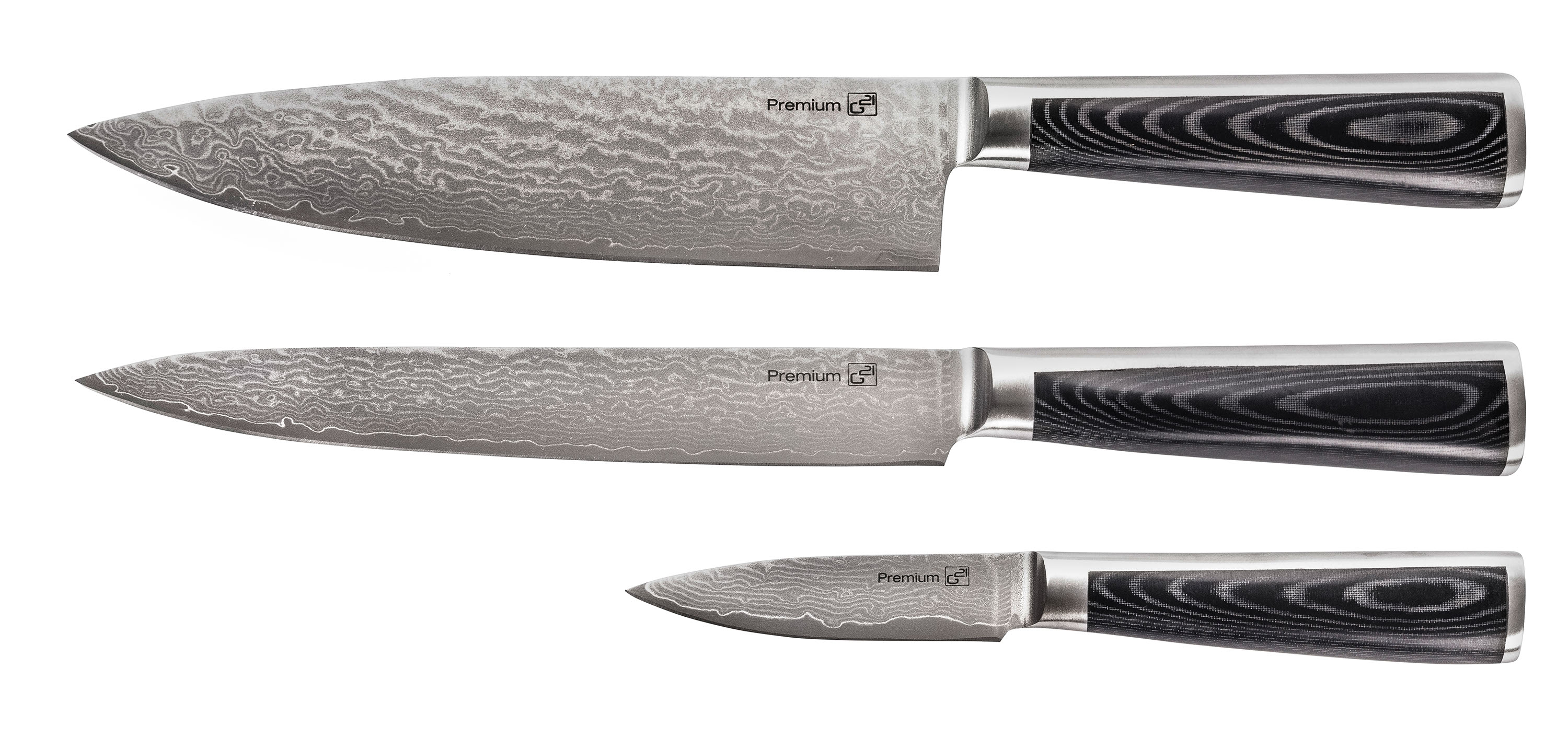 G21  Sada nožov G21 Damascus Premium, Box, 3 ks 6002250