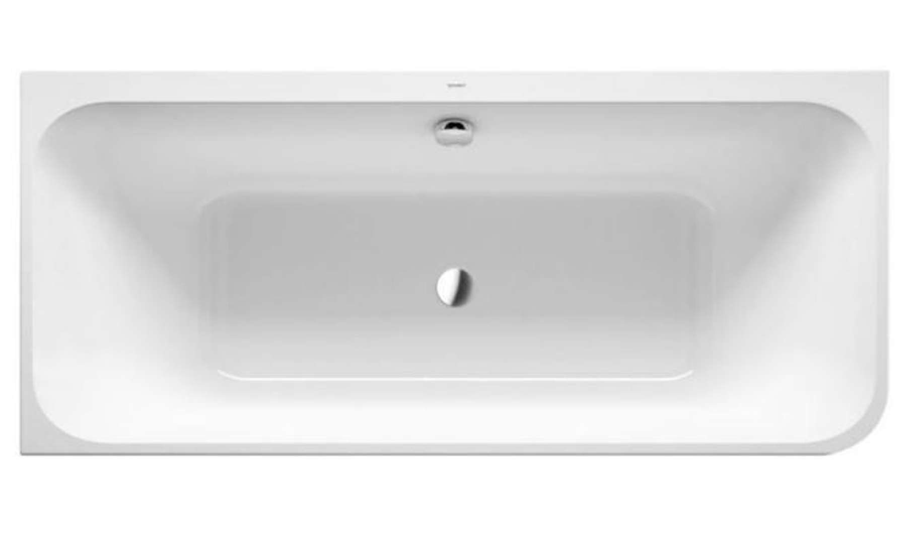 Duravit Happy D.2 Vaňa, 180x80 cm, s panelom, ľavá, biela 700316000000000