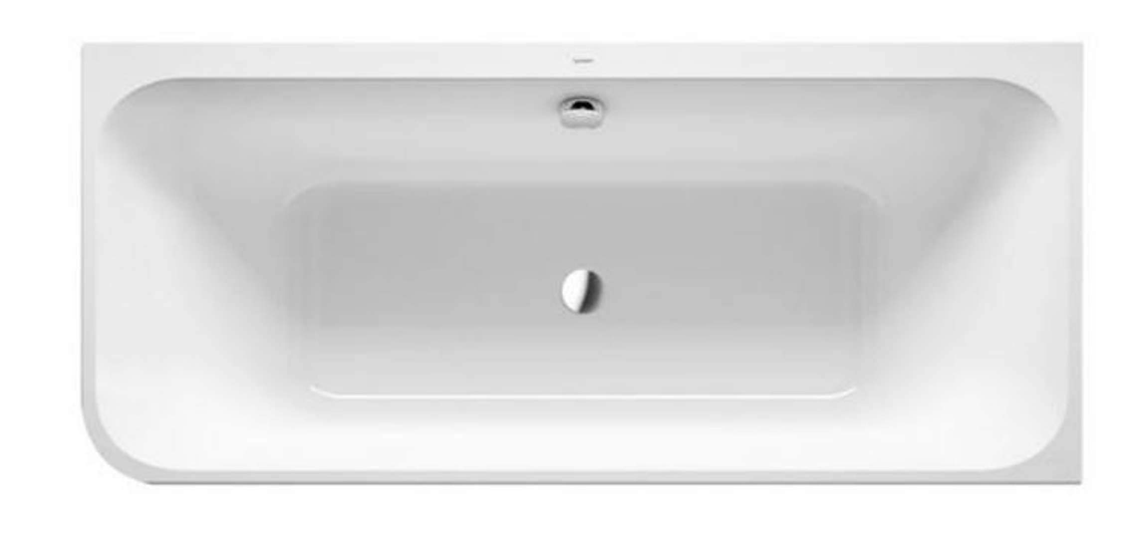 Duravit Happy D.2 Vaňa, 180x80 cm, s panelom, pravá, biela 700317000000000