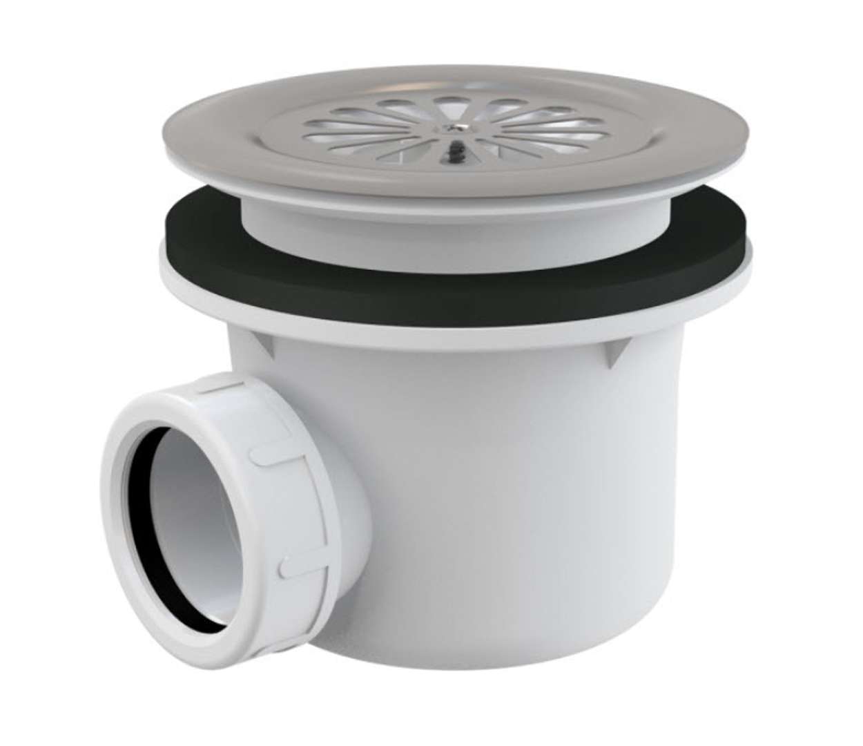 Alcadrain Sifóny Sifón vaničkový priemer 90 mm, mriežka z nehrdzavejúcej ocele A48