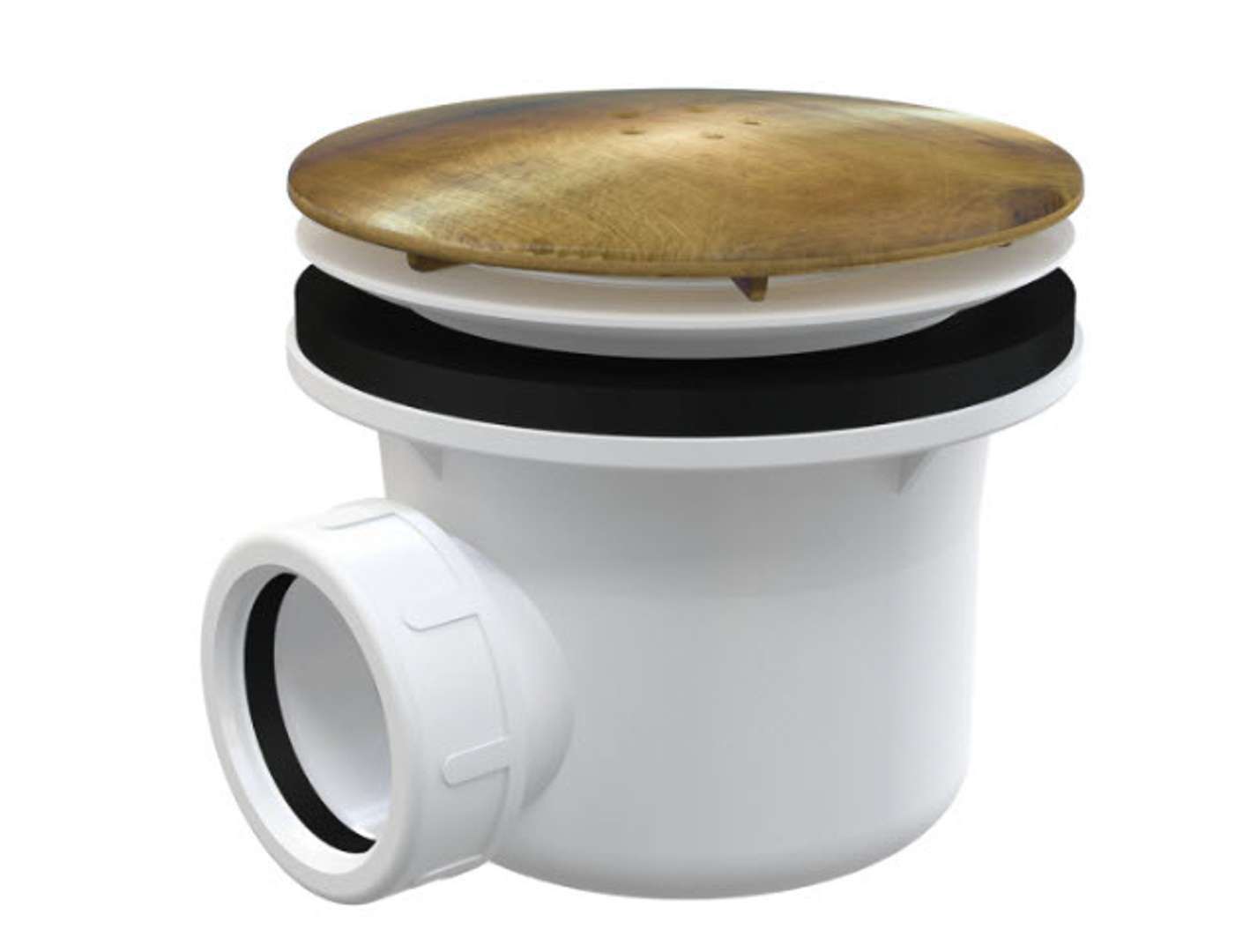 Alcadrain Sifóny Sifón vaničkový priemer 90 mm, bronz-antic A49ANTIC