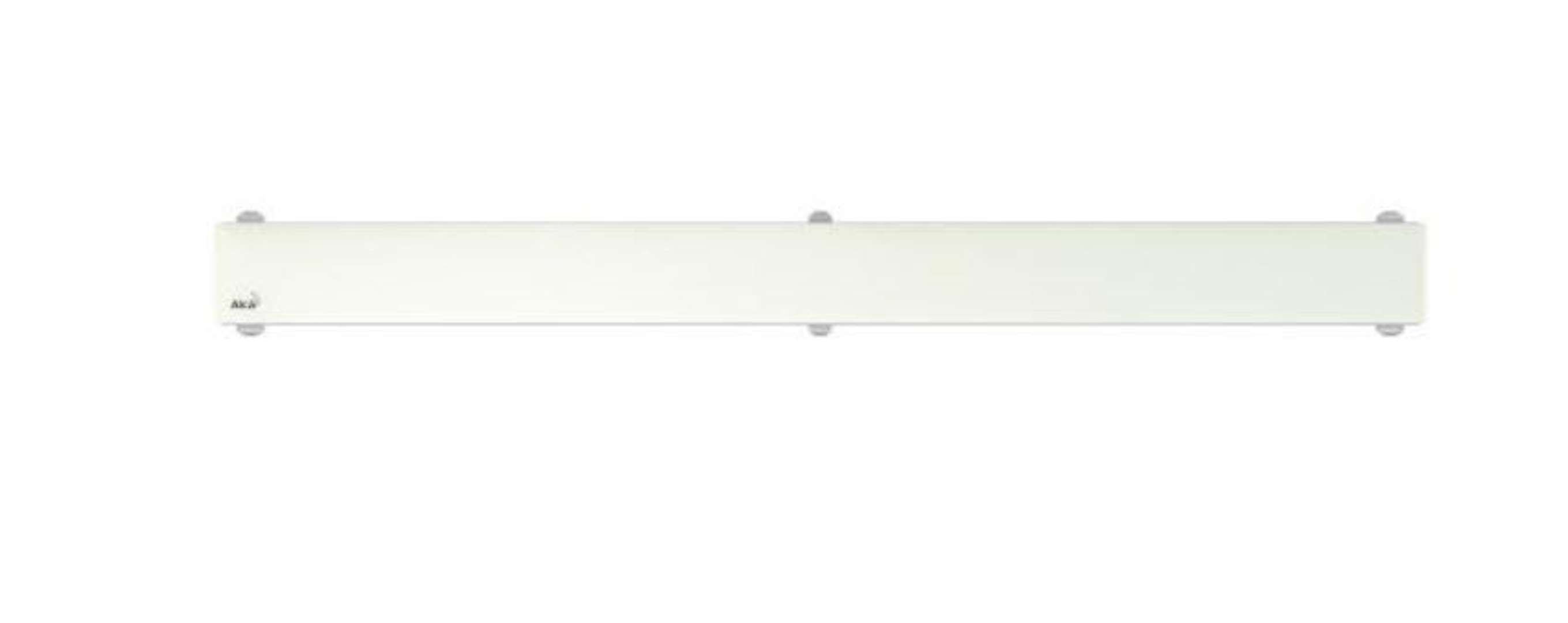Alcadrain Rošty Rošt na líniový sprchový žľab 105 cm, sklo/biela GL1200-1050
