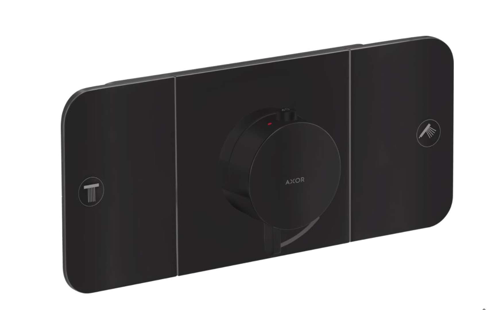 Axor One Termostat pod omietku na 2 spotrebiče, matná čierna 45712670-AX