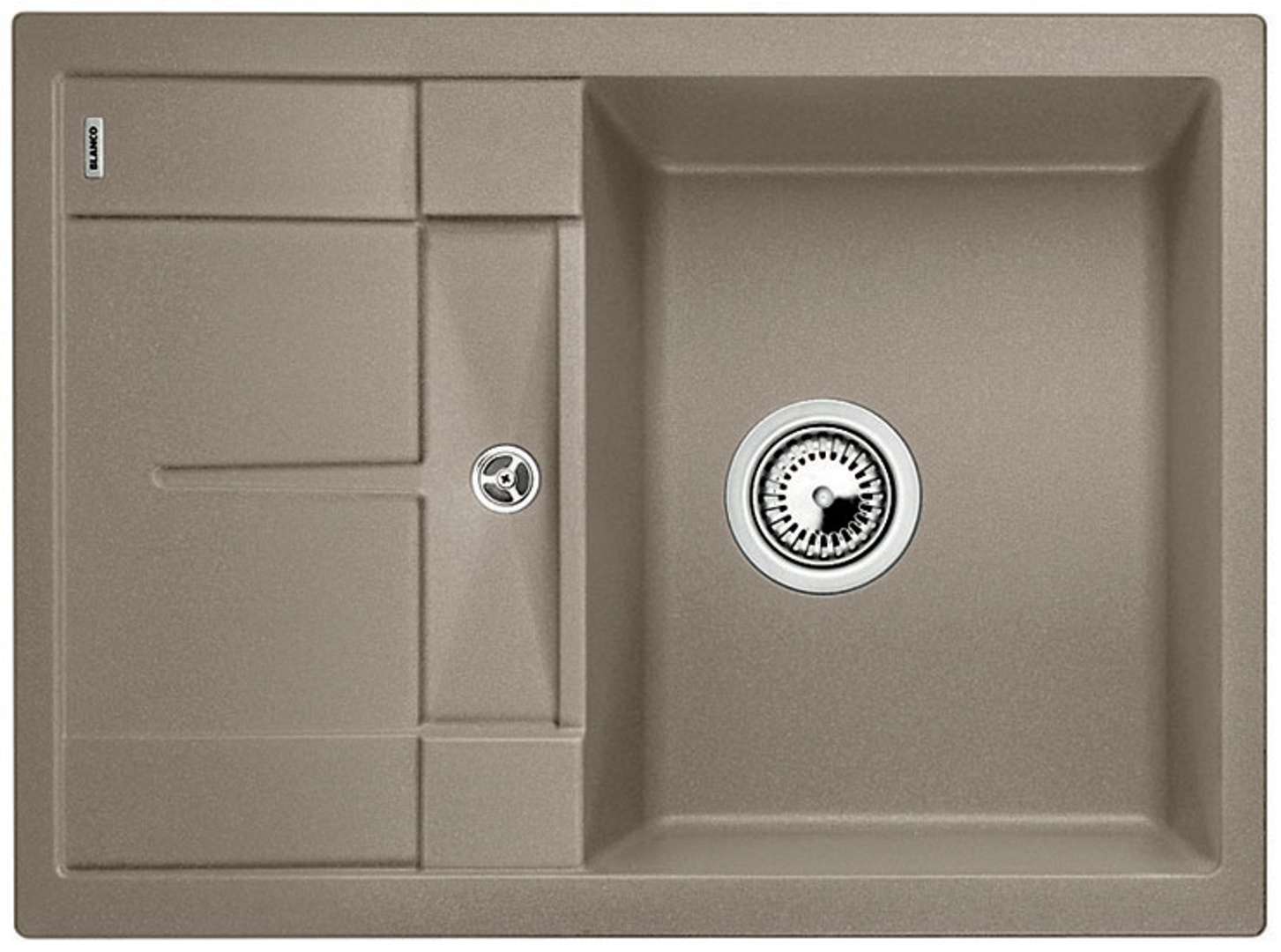 Blanco Metra 45 Silgranitový drez, 68x50 cm, Compact, tartufo 519569
