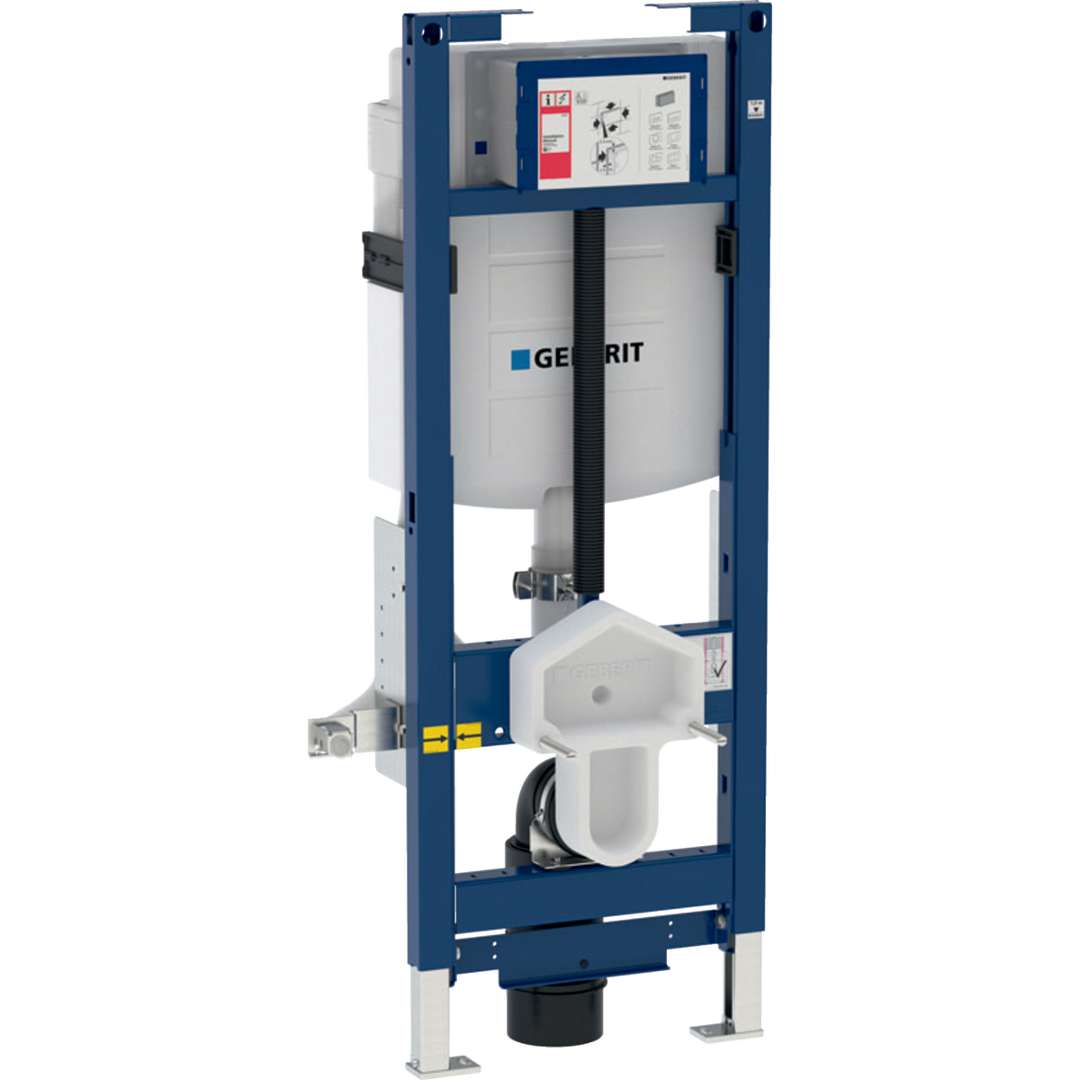 Geberit Duofix Montážny prvok pre závesné WC, 112 cm, so splachovacou nádržkou Sigma 12 cm, bezbariérový 111.396.00.5