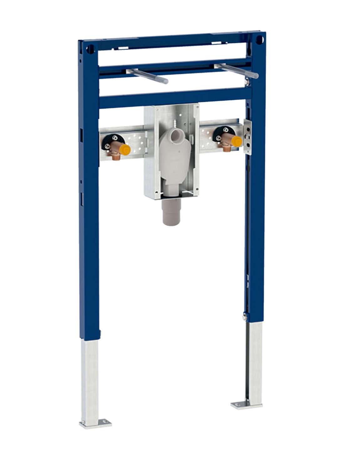 Geberit Duofix Montážny prvok na umývadlo, 82-98 cm, na stojančekové armatúry, zápachový uzáver na omietku 111.489.00.1