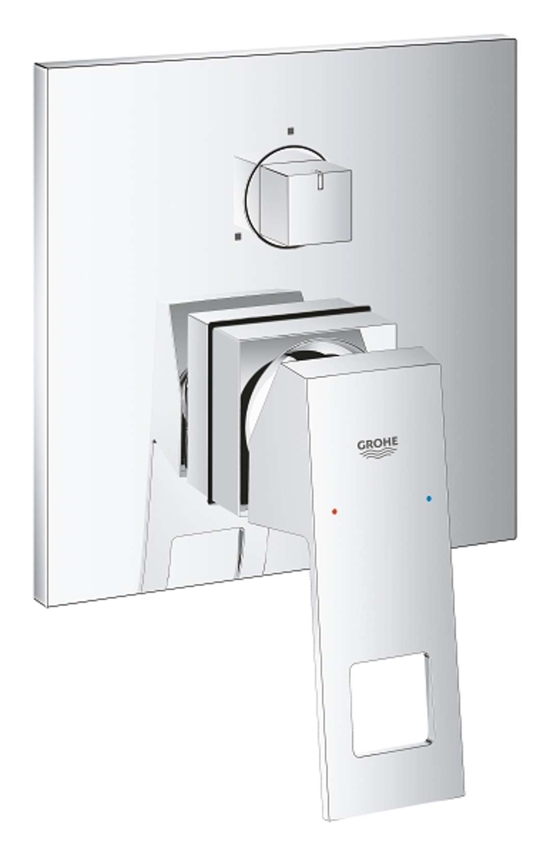 Grohe Eurocube Batéria pod omietku na 3 spotrebiče, chróm 24094000-GR