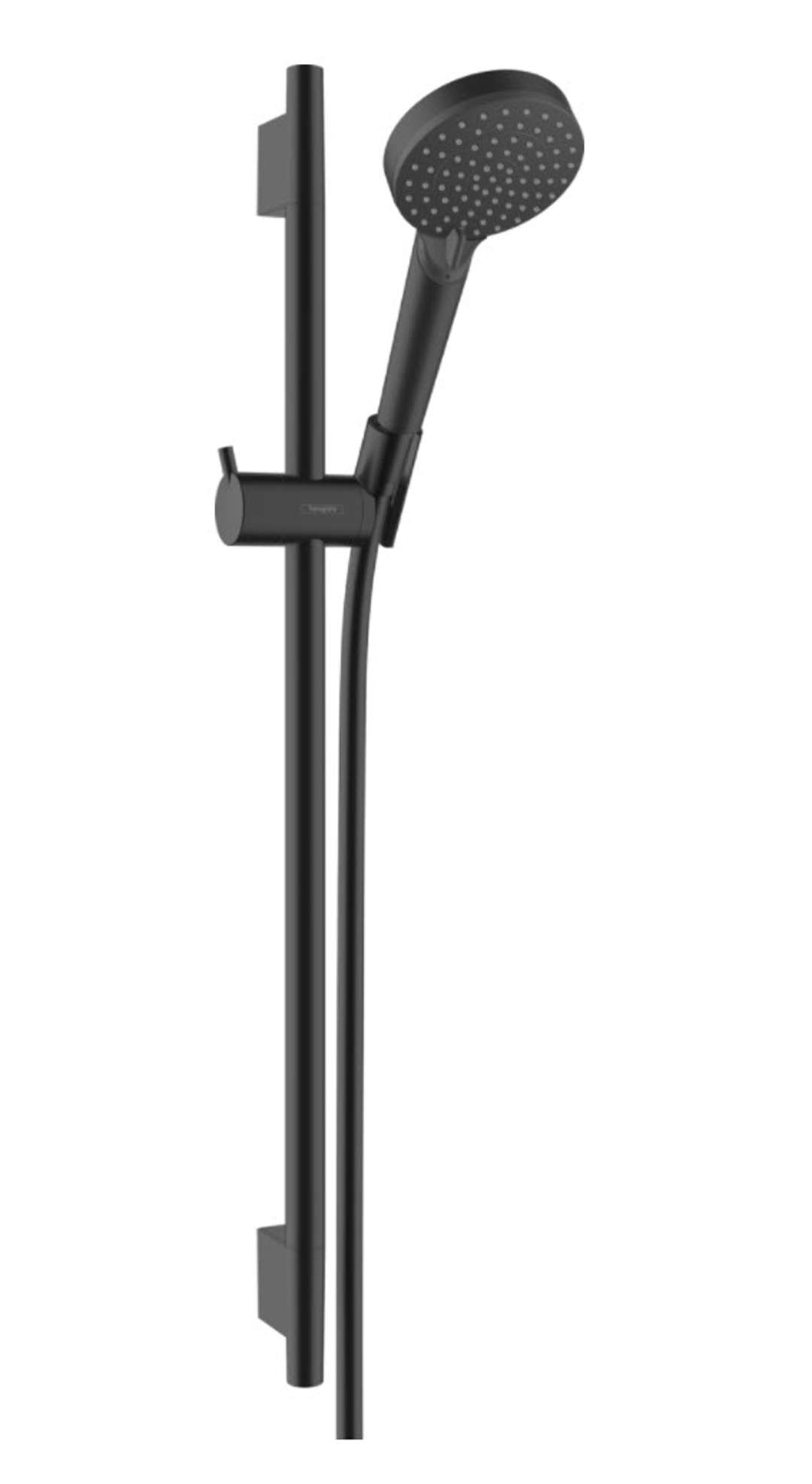 Hansgrohe Vernis Blend Set sprchovej hlavice, 2 prúdy, tyče a hadice, EcoSmart, matná čierna 26423670-HG