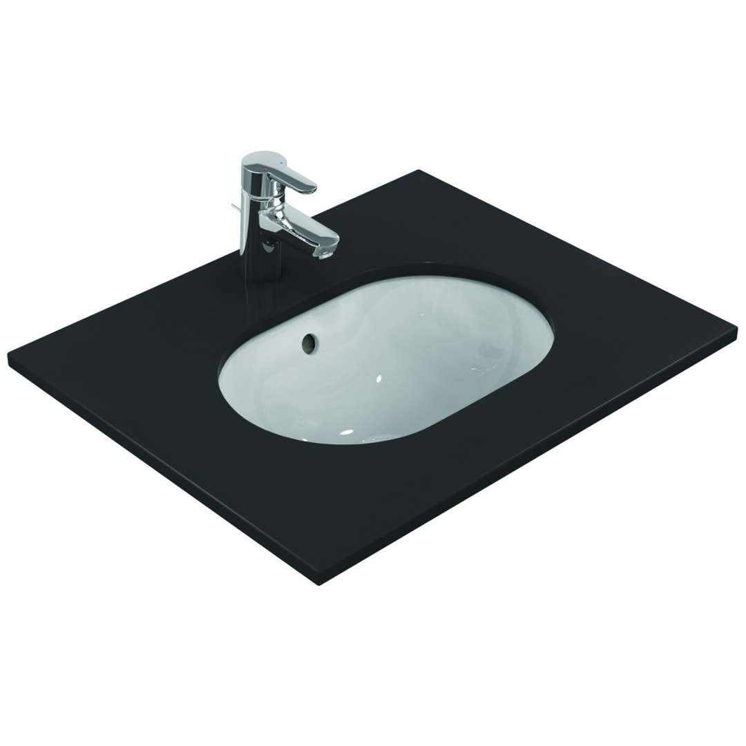 Ideal Standard Connect Umývadlo pod dosku, 48x35 cm, s prepadom, biela E504601