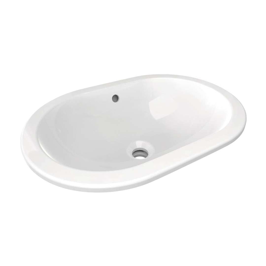 Ideal Standard Connect Umývadlo pod dosku, 55x38 cm, s prepadom, biela E504801
