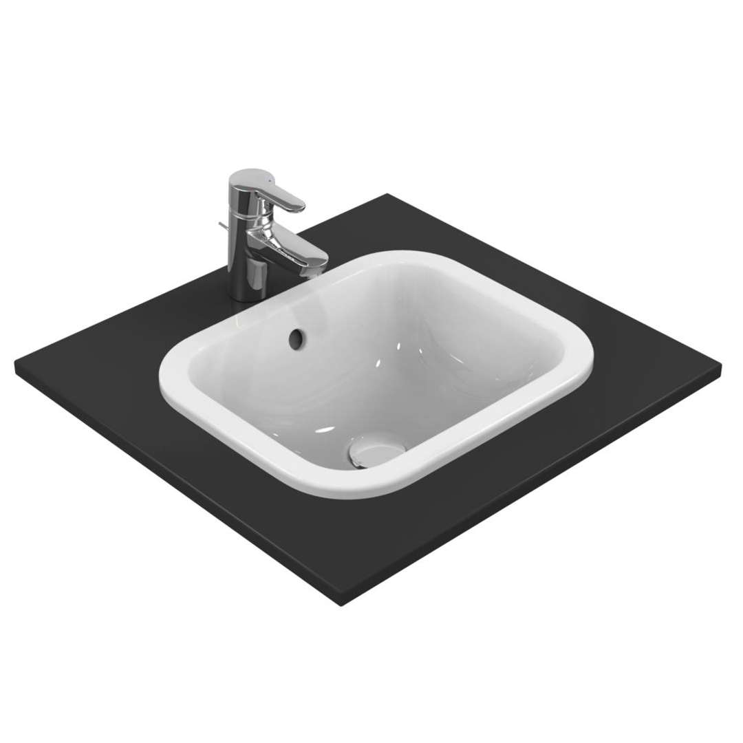 Ideal Standard Connect Umývadlo zápustné, 42x35 cm, s prepadom, biela E505501