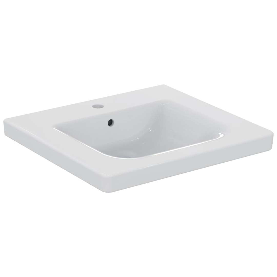 Ideal Standard Connect Freedom Umývadlo, 60x56 cm, 1 otvor na batériu, s Ideal Plus, biela E5482MA