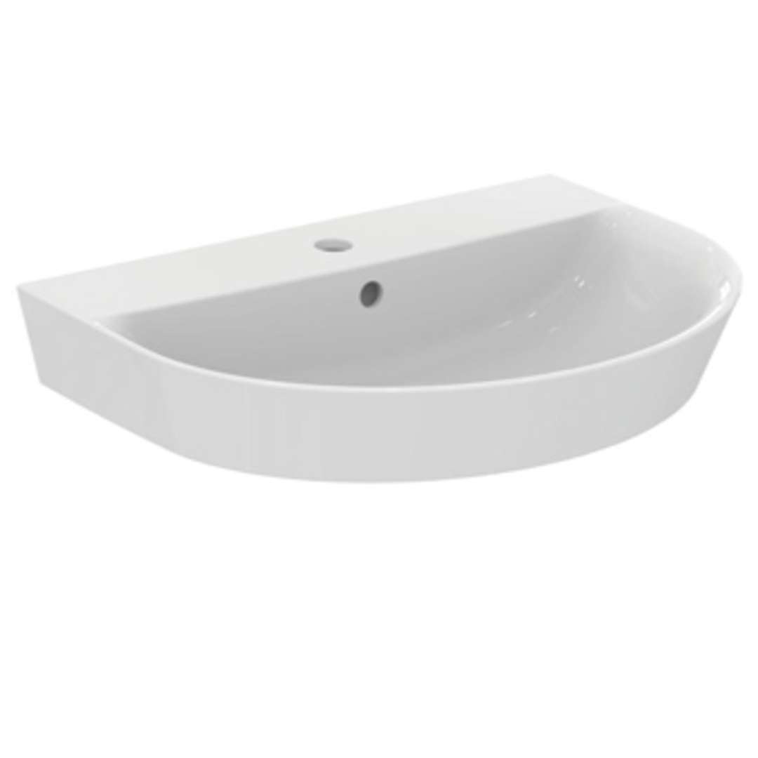 Ideal Standard Connect Air Umývadlo, 60x46 cm, s prepadom, otvor na batériu, s Ideal Plus, biela E0694MA