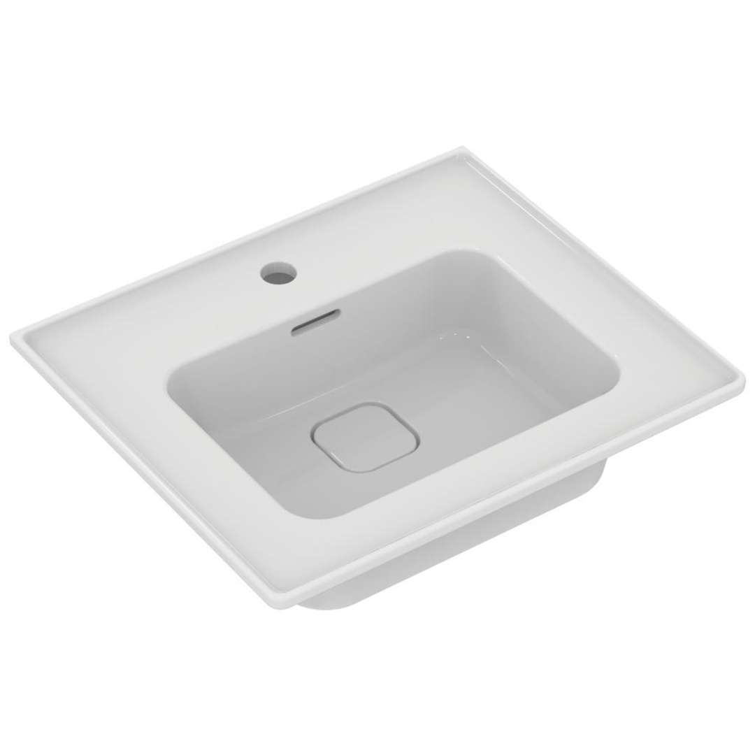 Ideal Standard Strada II Nábytkové umývadlo 54x46 cm, s otvorom na batériu, s Ideal Plus, biela T2988MA