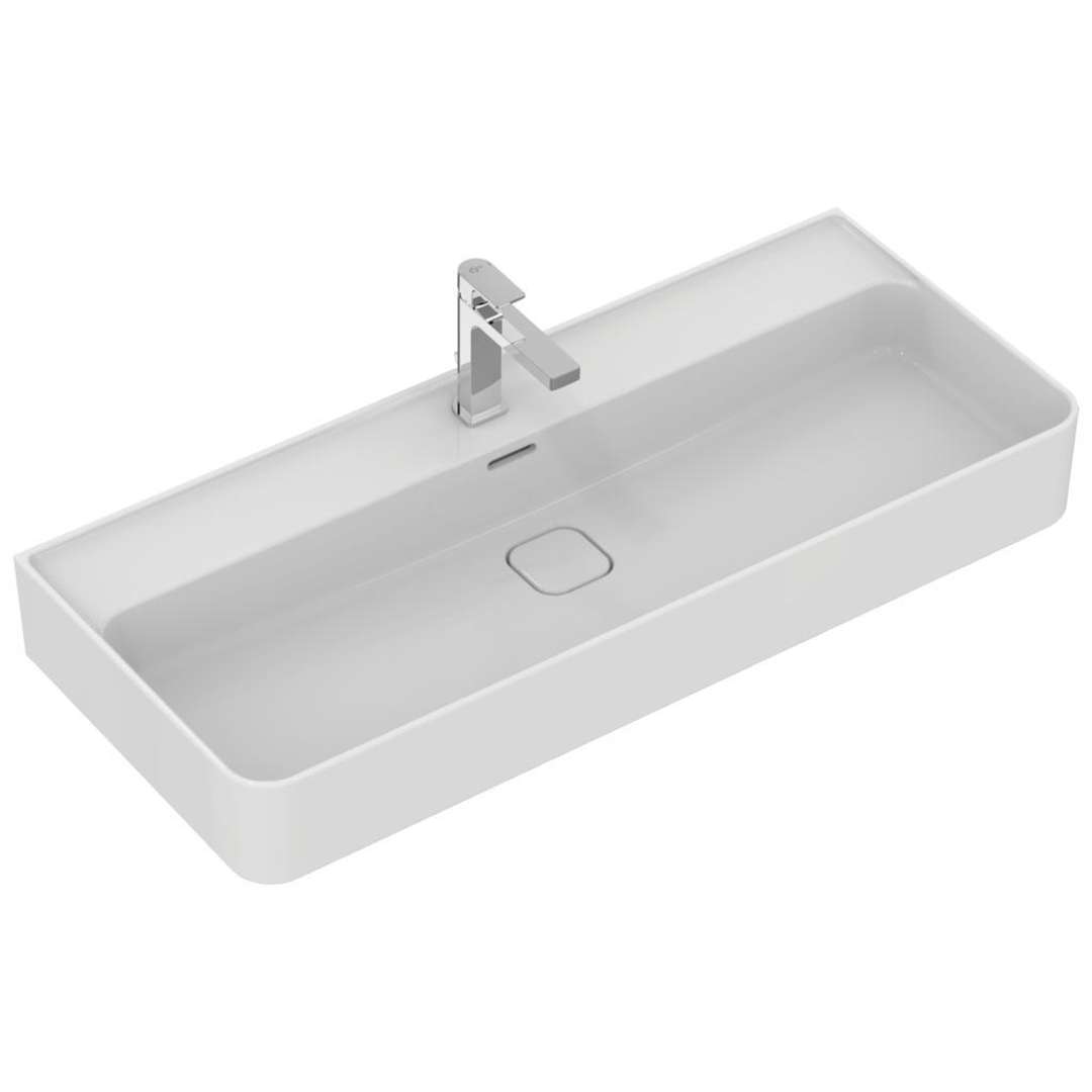 Ideal Standard Strada II Umývadlo, 100x43 cm, s prepadom, s otvorom na batériu, s Ideal Plus, biela T3002MA