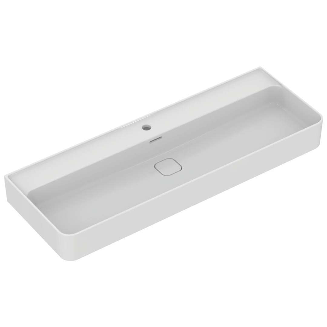 Ideal Standard Strada II Umývadlo, 120x43 cm, s prepadom, s otvorom na batériu, s Ideal Plus, biela T3006MA