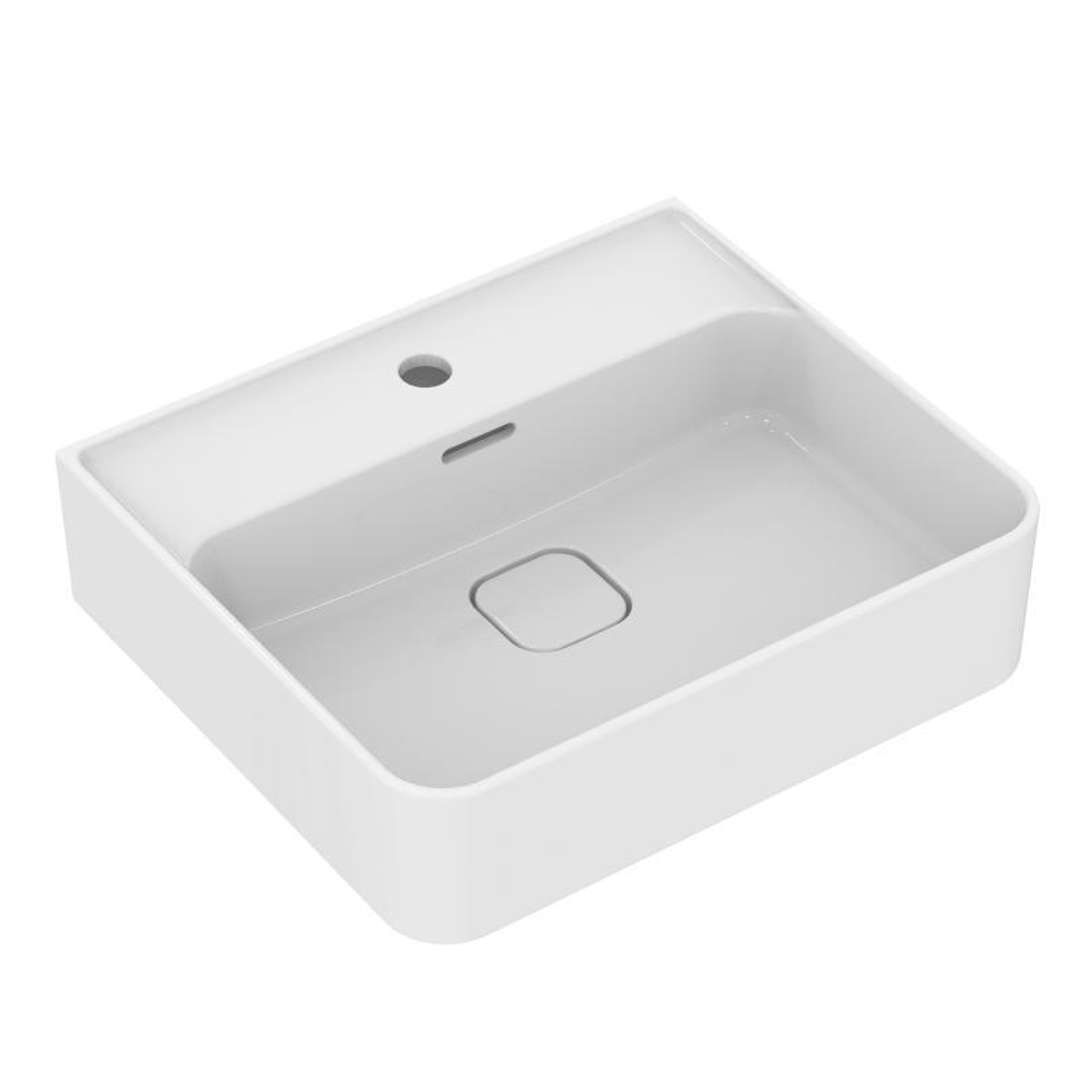 Ideal Standard Strada II Umývadlo, 50x43 cm, s prepadom, s otvorom na batériu, s Ideal Plus, biela T2928MA
