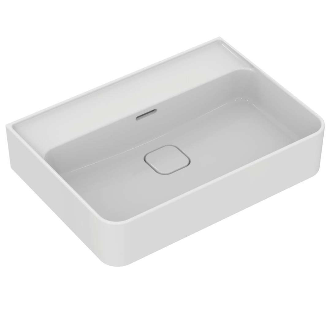 Ideal Standard Strada II Umývadlo 60x43 cm, s prepadom, bez otvoru na batériu, s Ideal Plus, biela T3650MA