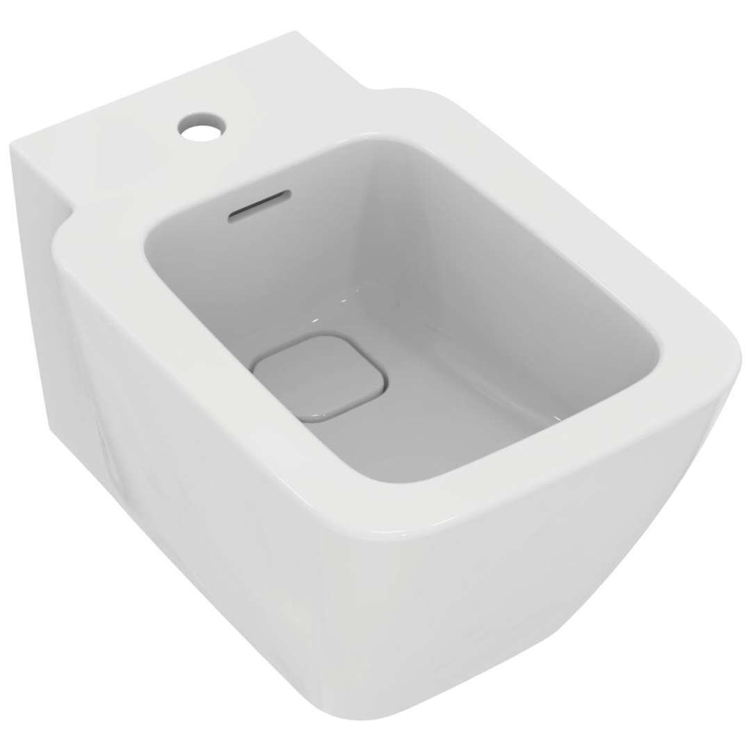 Ideal Standard Strada II Závesný bidet s prepadom, otvor na batériu, s Ideal Plus, biela T2971MA