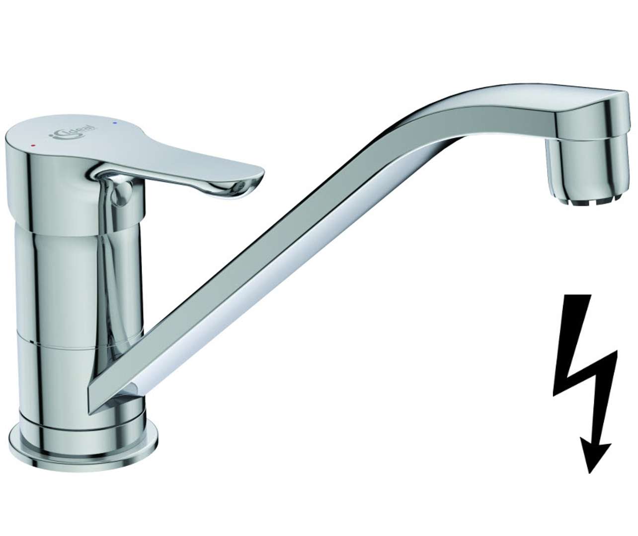 Ideal Standard Alpha Drezová batéria, chróm BC663AA