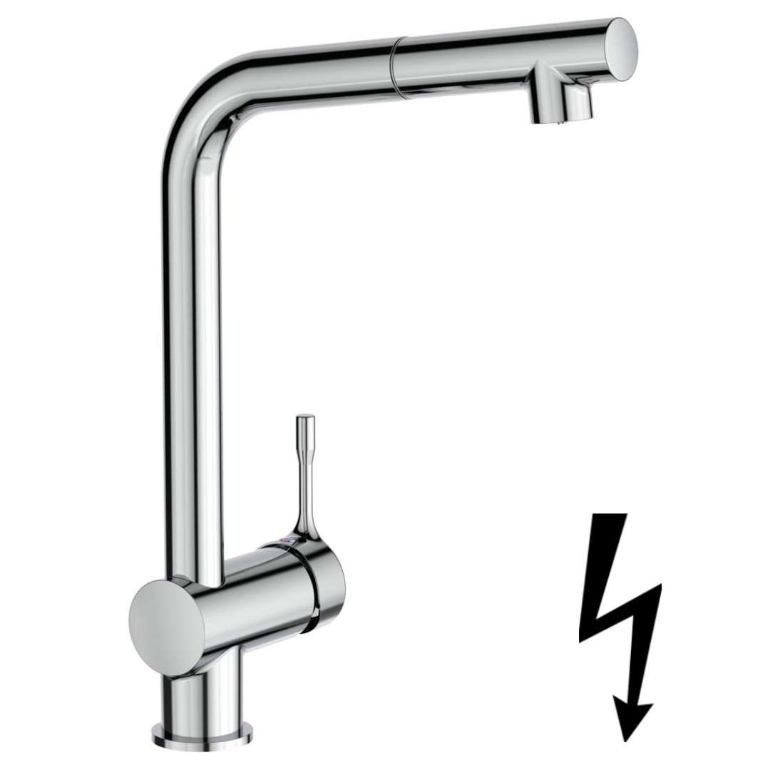 Ideal Standard Ceralook Drezová batéria s výsuvnou koncovkou, chróm BC177AA