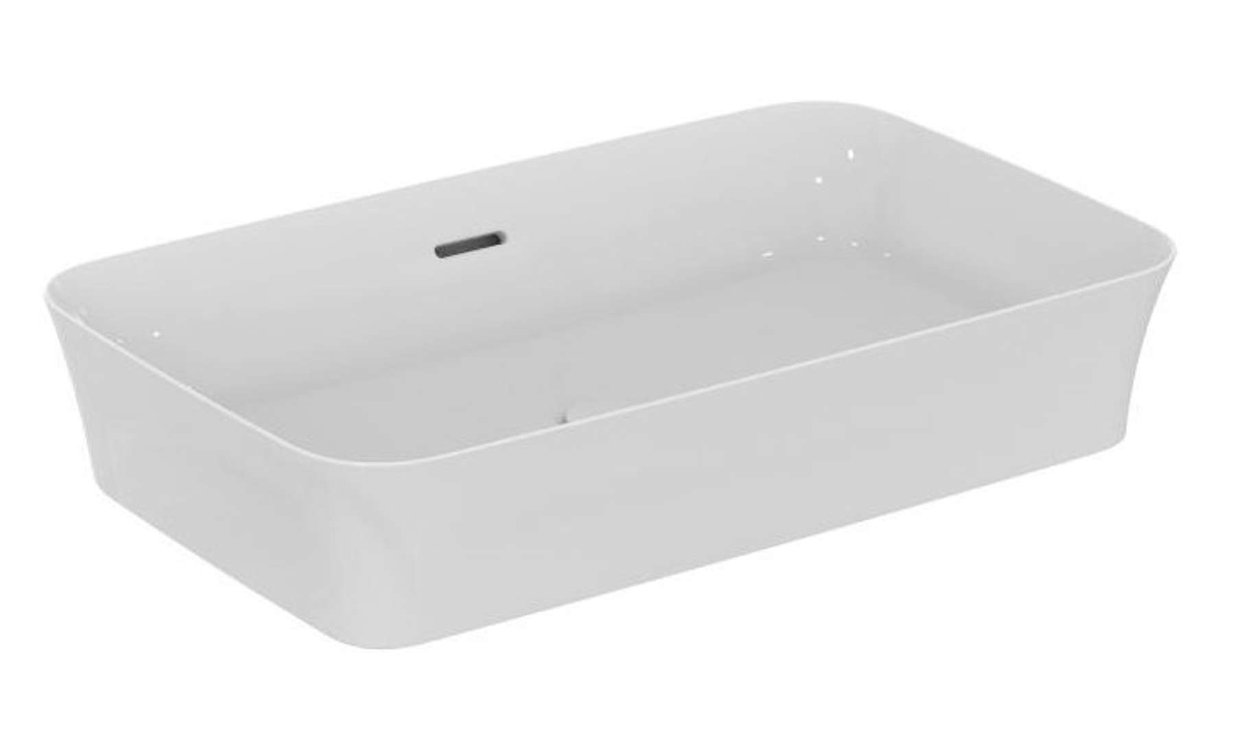 Ideal Standard Ipalyss Umývadlo na dosku, 55x38 cm, s prepadom, biela E207801