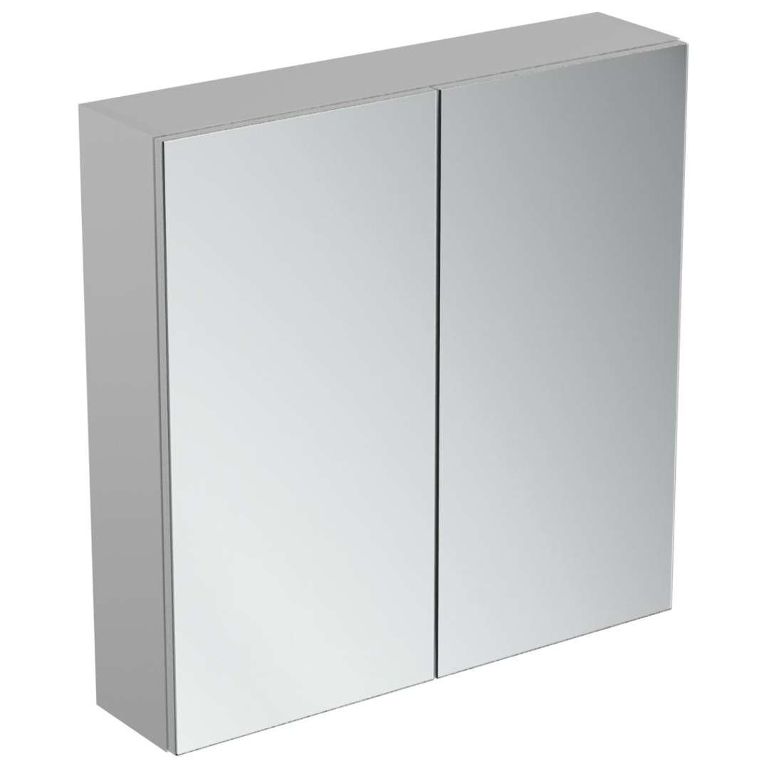 Ideal Standard Mirror&Light Zrkadlová skrinka 70x70 cm, hliník T3590AL