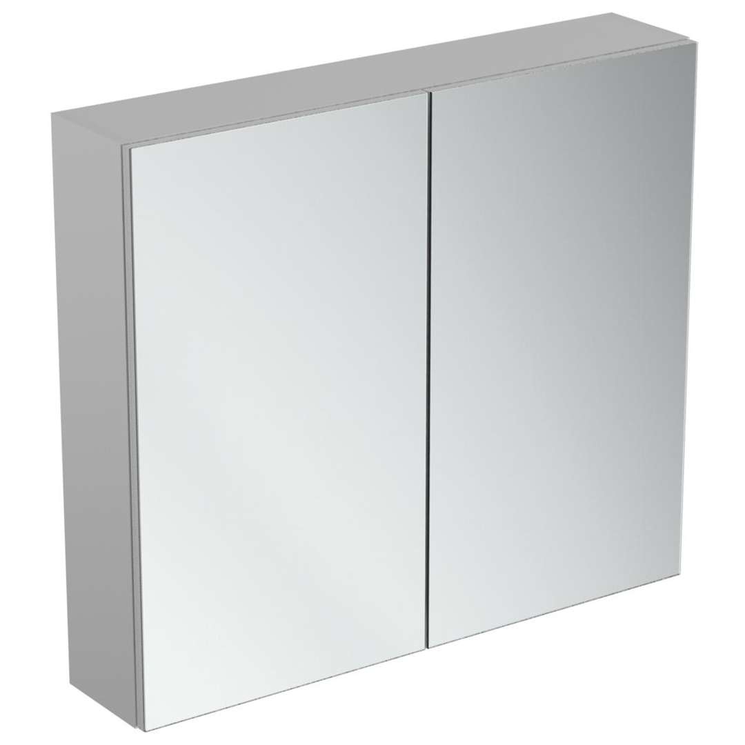 Ideal Standard Mirror&Light Zrkadlová skrinka 80x70 cm, hliník T3591AL