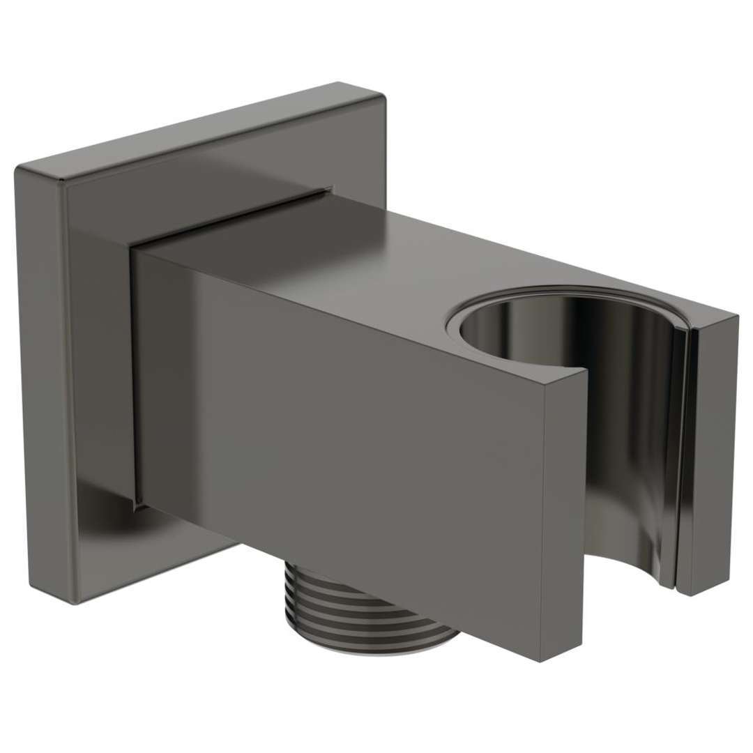 Ideal Standard Idealrain Atelier Nástenné kolienko s držiakom, Magnetic Grey BC771A5
